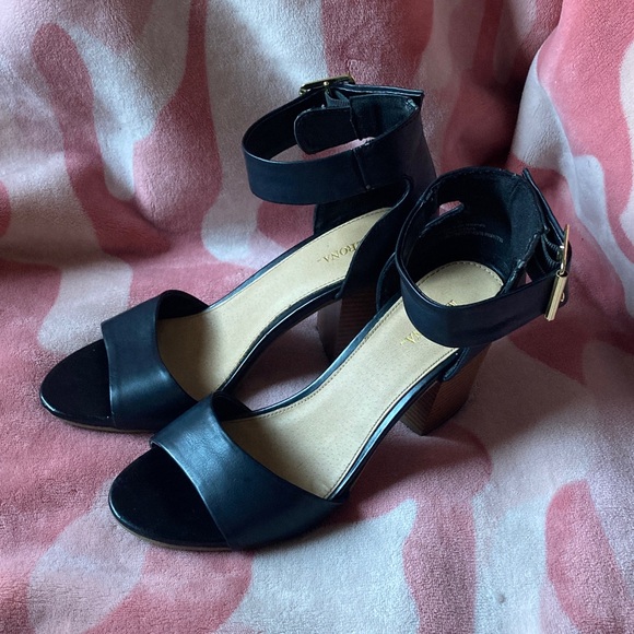 Merona Shoes - Merona Black Ankle Strap Sandals